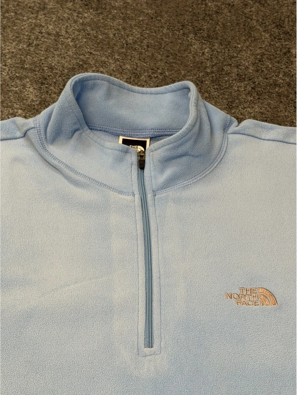 The North Face Men’s M Blue Fleece 1/4 Zip Pullover Jacket ALOD Outdoor